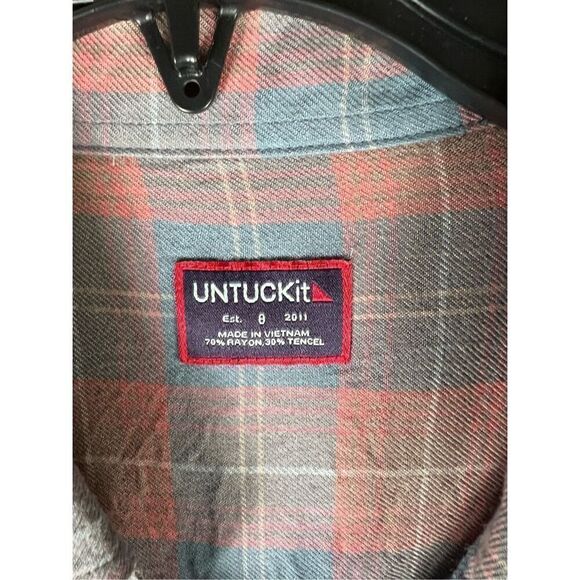 Untuck it Womens Button Up Blouse Size 8 - Picture 2 of 4